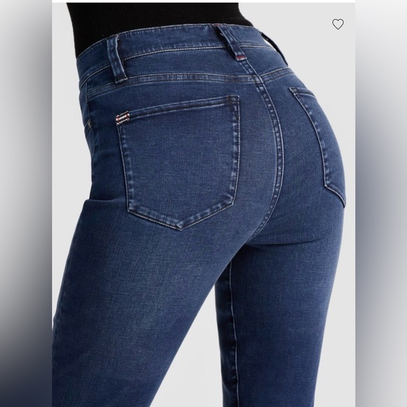 Alice + Olivia Deep Indigo Skinny Jeans - Picture 3 of 12